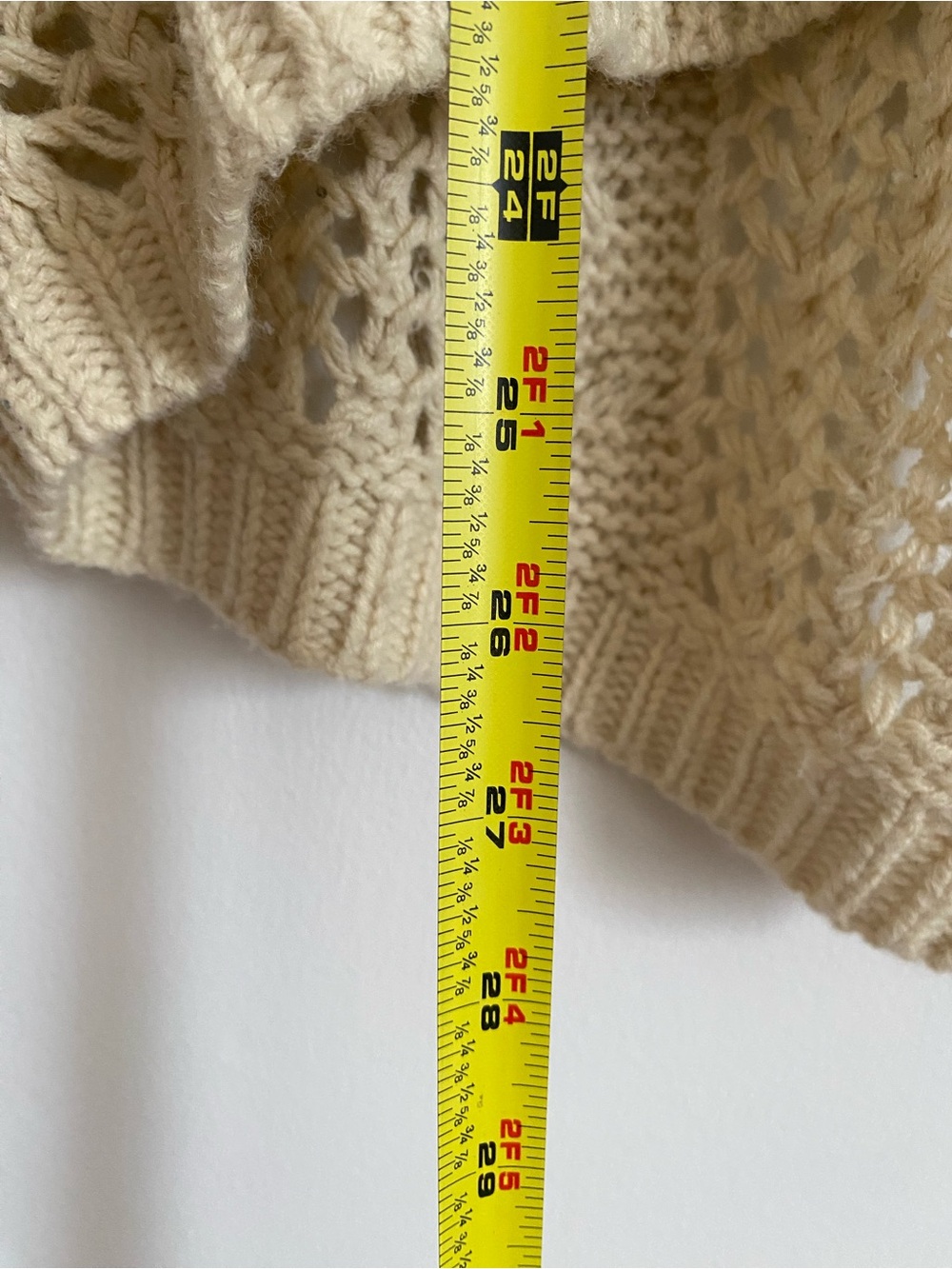 Kerisma Cream Open-Weave Cable Knit Sweater - Picture 4 of 4